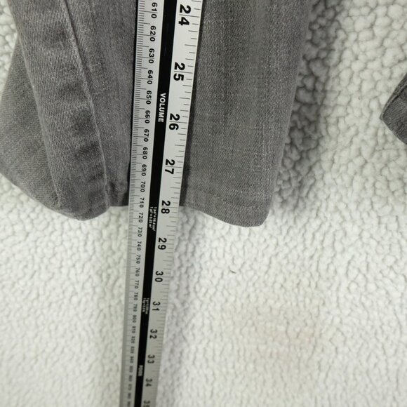 Eileen Fisher Jeans Womens 12 Gray High Rise Straight Leg Mom Stretch 28L - Picture 8 of 11